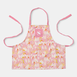 Floral Monogrammed Apron