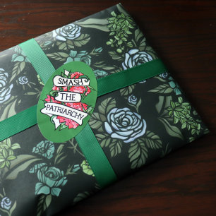 Floral Moody Wrapping Paper