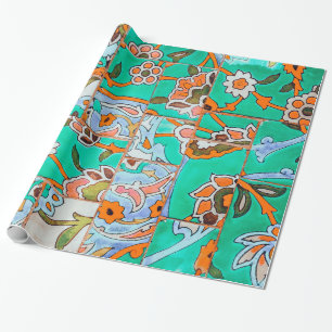 Floral Morocco Wrapping Paper