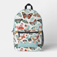 Floral Moth Butterfly Pattern