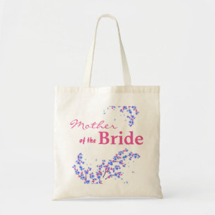 Floral Mother of the Bride Wedding Tote Bag