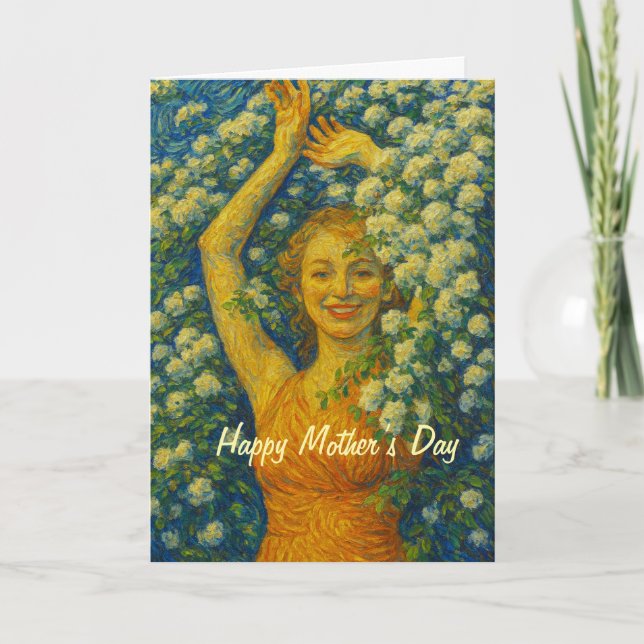Floral Mother’s Day card (Front)