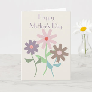 Floral Mother's Day  Card