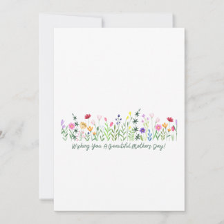 Floral Mothers Day Card