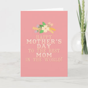 Floral Mother's Day Card
