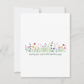 Floral Mothers Day Card
