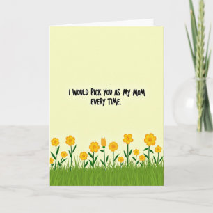 Floral Mothers Day Choice Mum Card