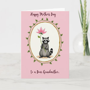 Floral Mothers Day Creature Love Card