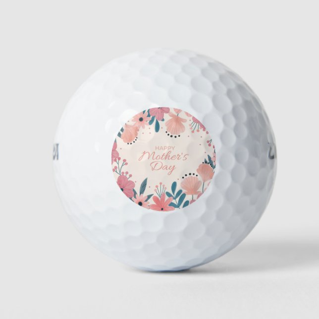 Floral Mother's Day Golf Balls (Front)