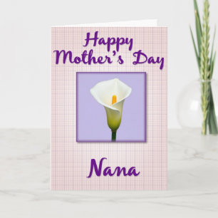 Floral Mothers Day Inset Card