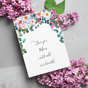 Floral Mothers Day Love Card