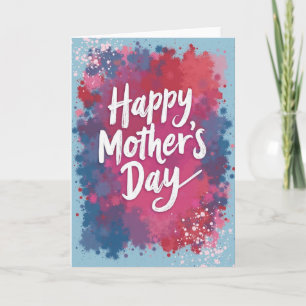 Floral Mothers Day Paint Card