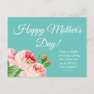 Floral Mother's Day  Postcard