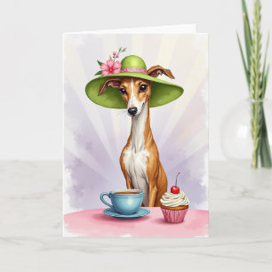 Floral Mothers Day Puppy Friend Card