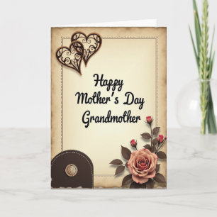 Floral Mothers Day Salute Card