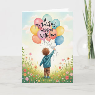 Floral Mothers Day Sky Card