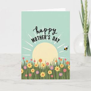 Floral Mothers Day Sunshine Card