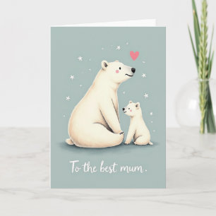 Floral Mothers Love Cub Card