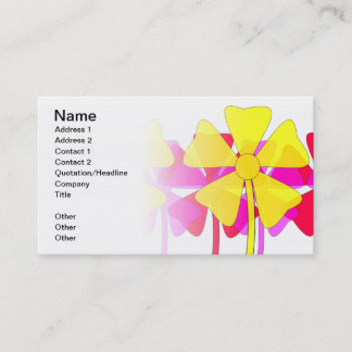 Floral Motif Business Card