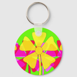 Floral Motif Key Ring