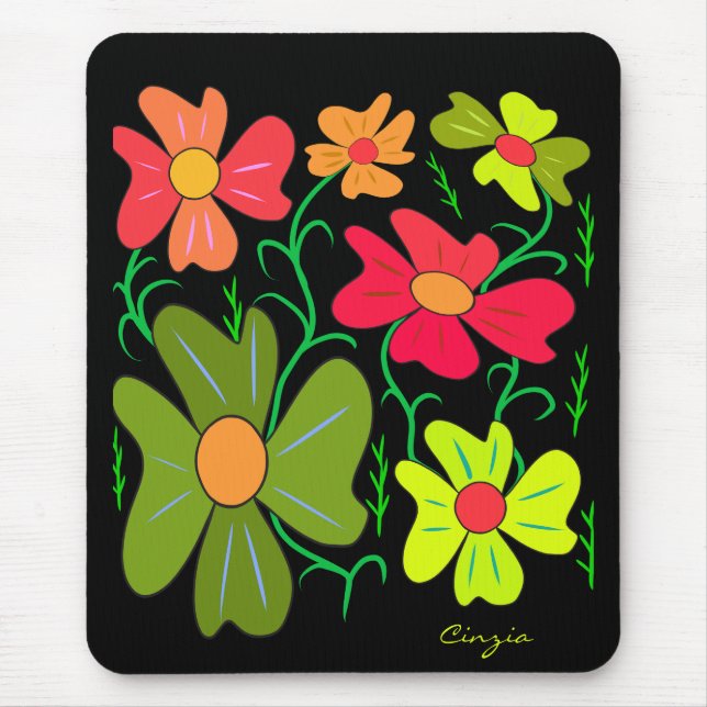 Floral Mouse Mat (Front)
