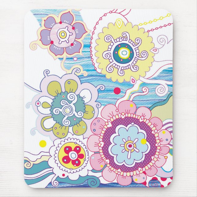 Floral Mousepad (Front)