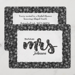 Floral Mrs. Bridal Shower Invite