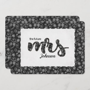 Floral Mrs. Bridal Shower Invite