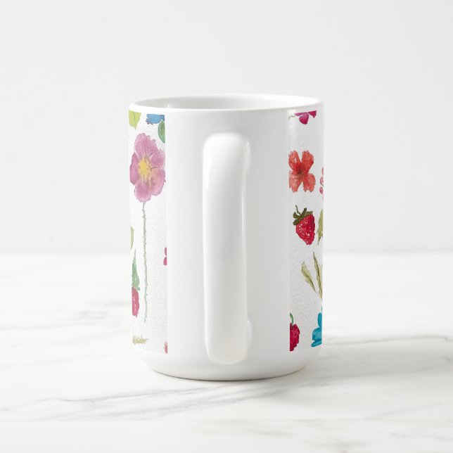 Floral mug (Handle)