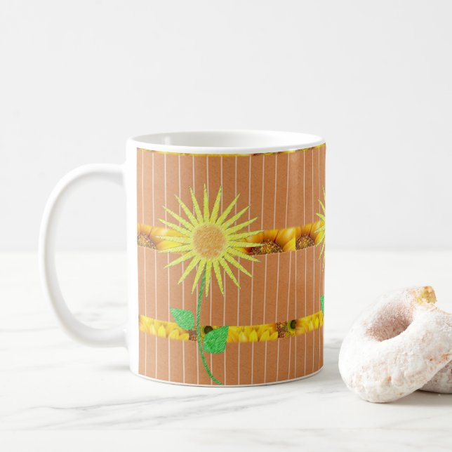 Floral Mug (With Donut)