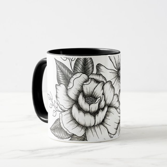 Floral Mug (Front Left)