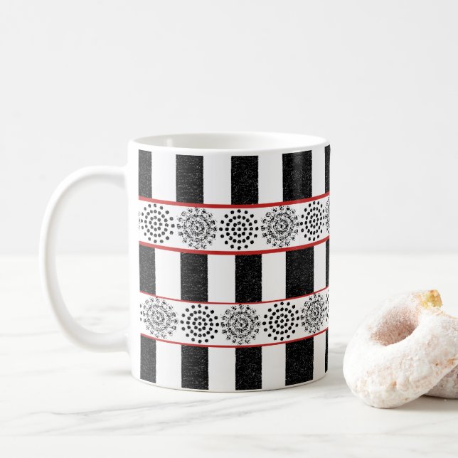Floral Mug (With Donut)