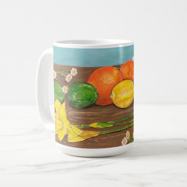 floral mug (Front Left)