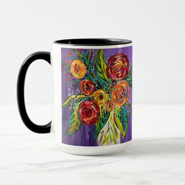 Floral  mug (Left)