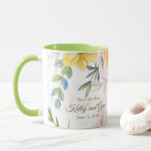 Floral Mug-Save the date Mug