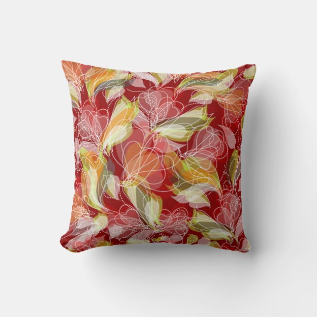 Floral Multi Colour Cushion (Front)