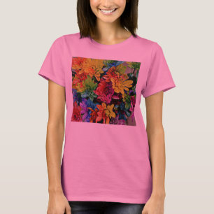 Floral Multi-Coloured Top  (Pink)