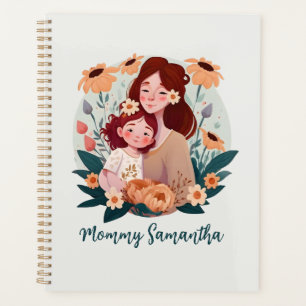 Floral Mum and Daughter Planner
