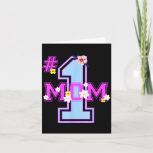 Floral mum mother's day cute mum flower card