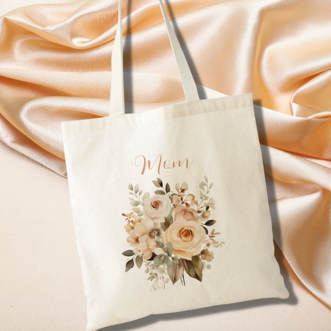 Floral Mum Tote Bag (Creator Uploaded)