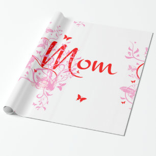Floral Mum Wrapping Paper