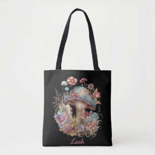 Floral Mushroom Tote