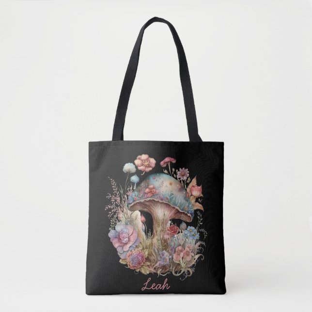 Floral Mushroom Tote (Front)