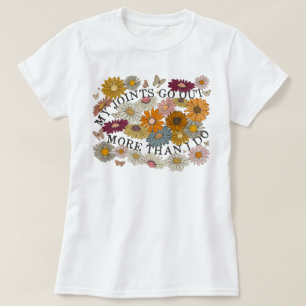 Floral My Joint Go Out More Than I Do EDS T-Shirt