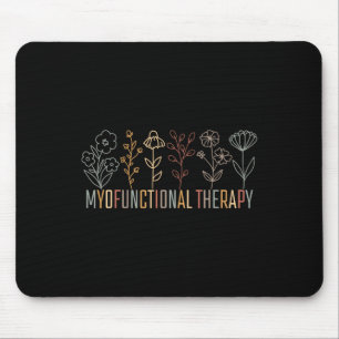 Floral Myofunctional Therapy Pt Psychologist Menta Mouse Mat
