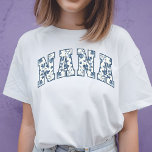 Floral Nana Shirt, Birthday Gift for Grandmothers T-Shirt<br><div class="desc">Celebrate Nana with a floral shirt! Perfect as a thoughtful birthday or Christmas gift for grandmothers who love elegant and meaningful designs. nana floral shirt, floral nana gift, nana Christmas gift, nana birthday gift, shirt for nana, gift for grandmother, nana apparel, elegant floral shirt, grandma shirt, nana gift idea, grandmother...</div>