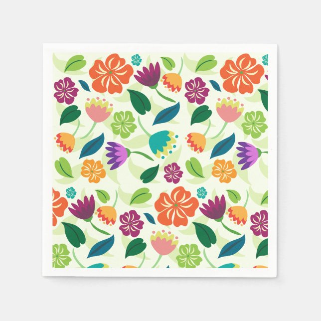 Floral  napkin (Front)