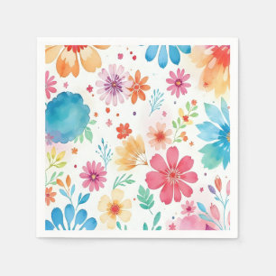 floral napkins