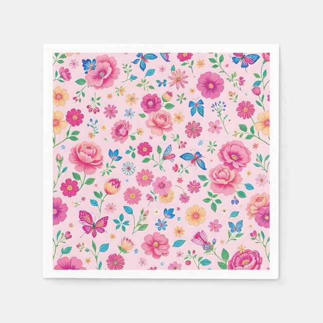 floral napkins (Front)