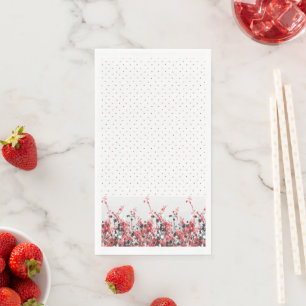 Floral Napkins Pink, Blue & Pastel Designs